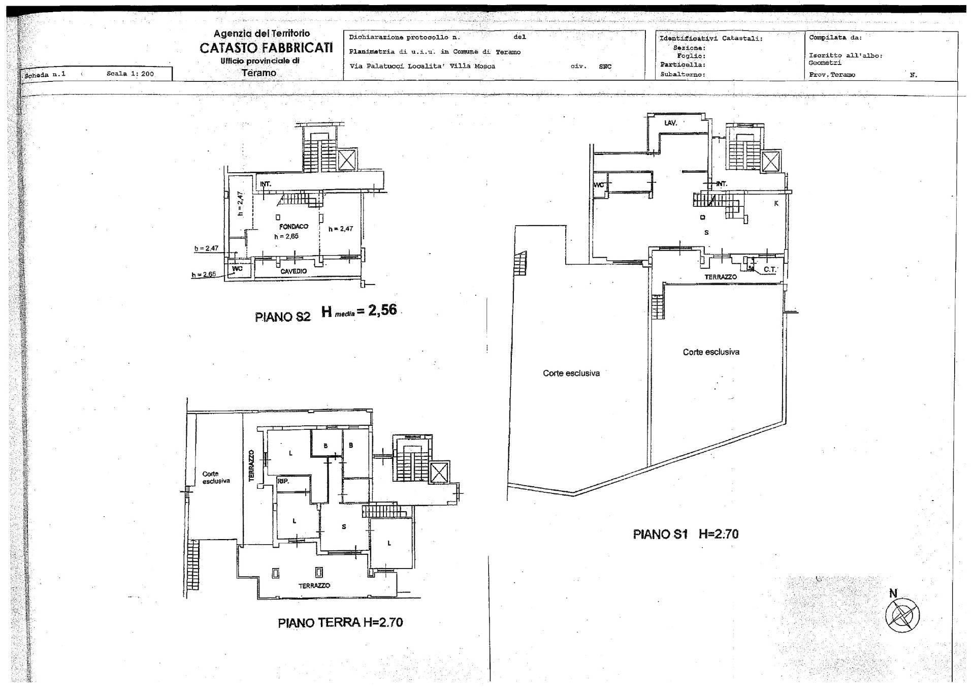 Appartamento con ingresso indipendente in vendita a Teramo, Villa Mosca