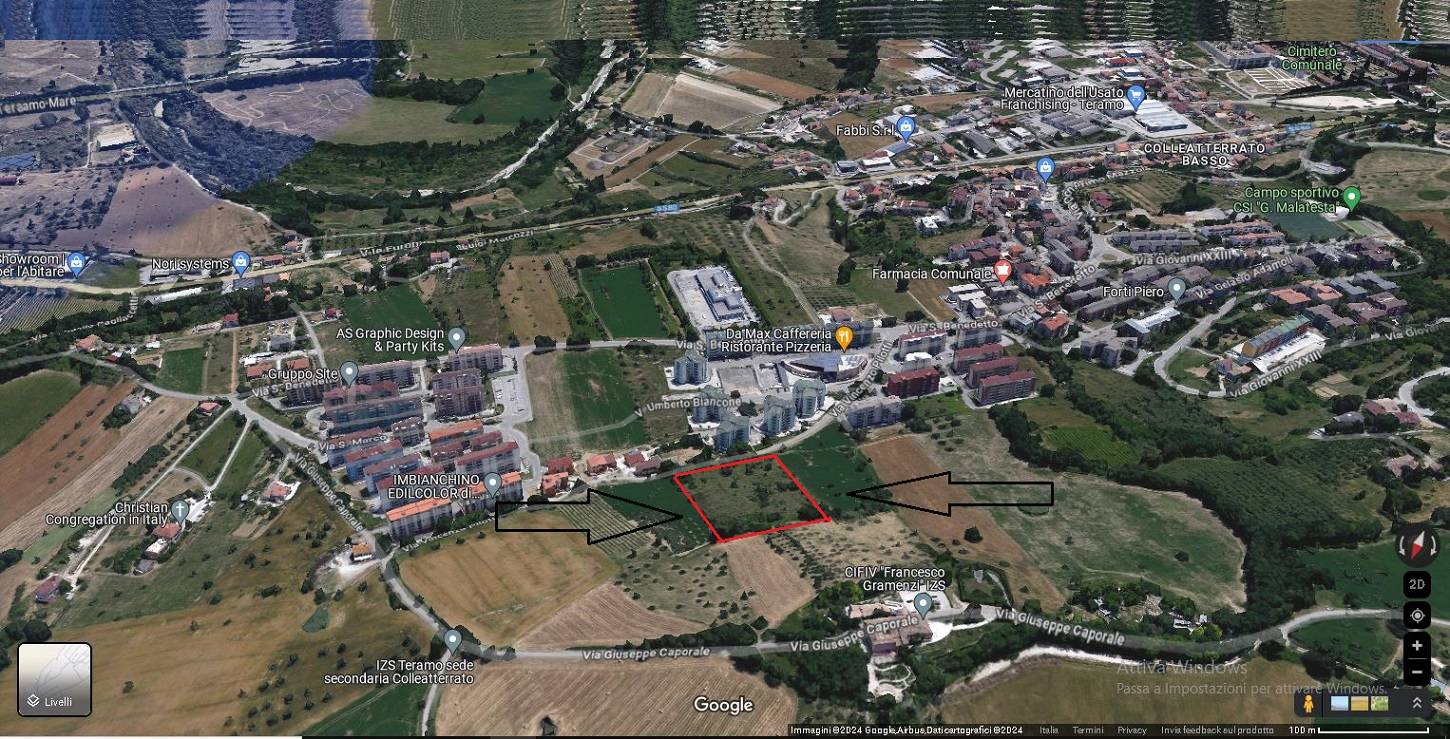 Terreno edificabile in vendita a Teramo, Colleatterrato Basso