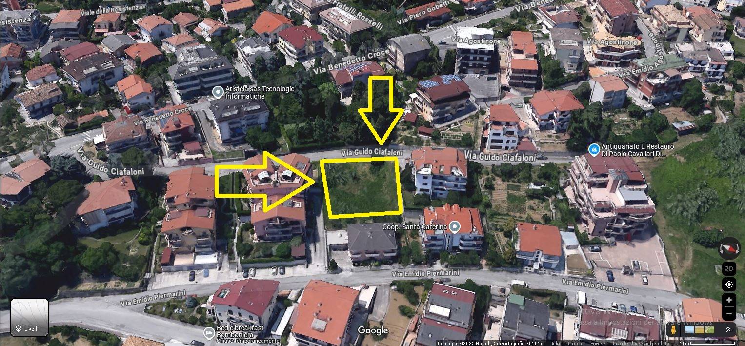 Terreno edificabile in vendita a Teramo, Villa Mosca