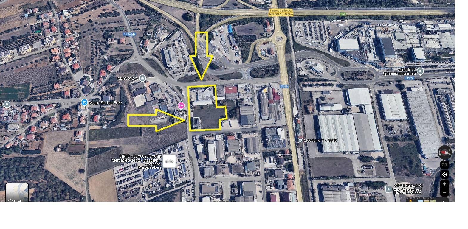 Locale commerciale in affitto a Mosciano Sant'Angelo