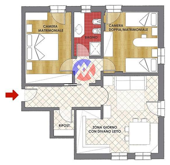 Appartamento in vendita a Falcade