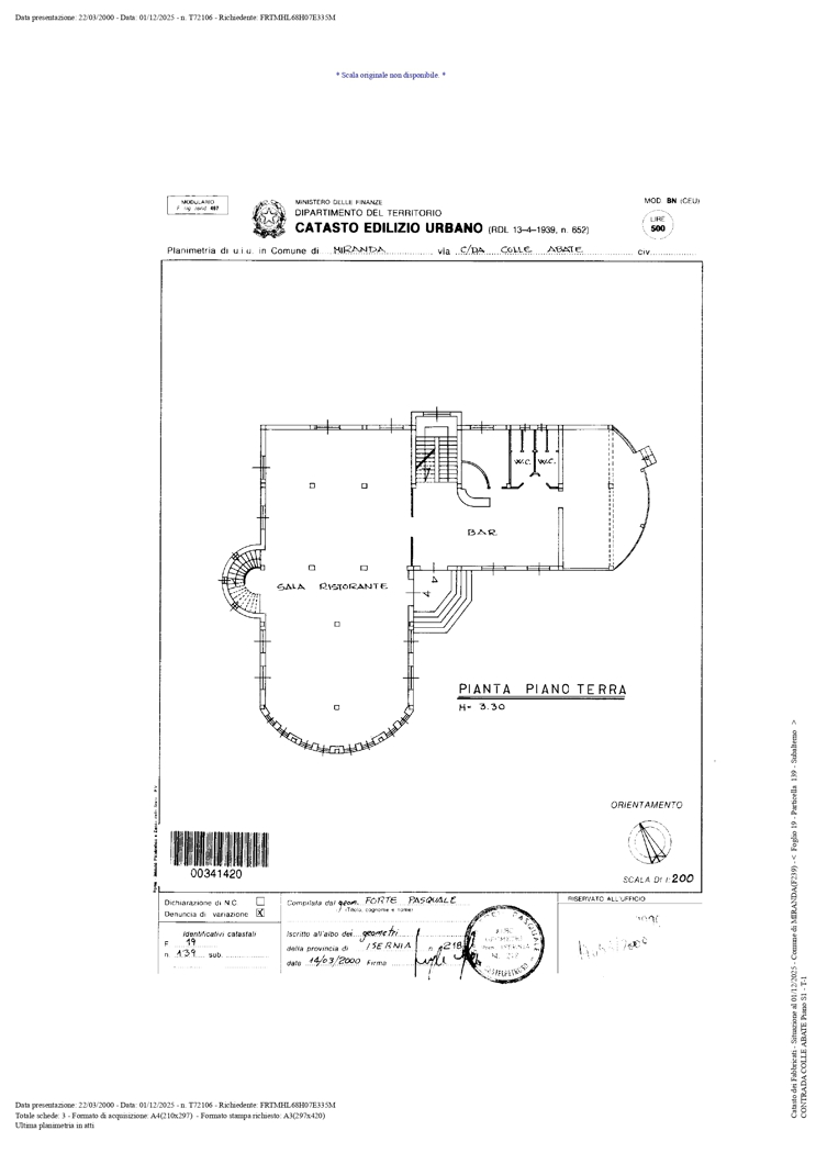 Attivit commerciale Albergo in vendita a Miranda