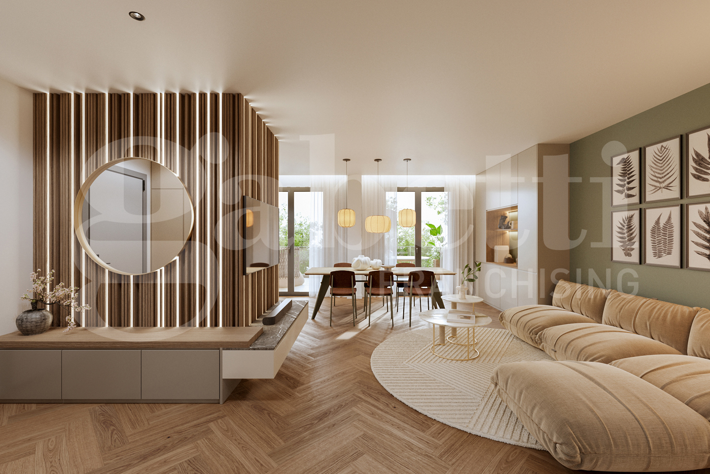 Quadrilocale con giardino a Vignola