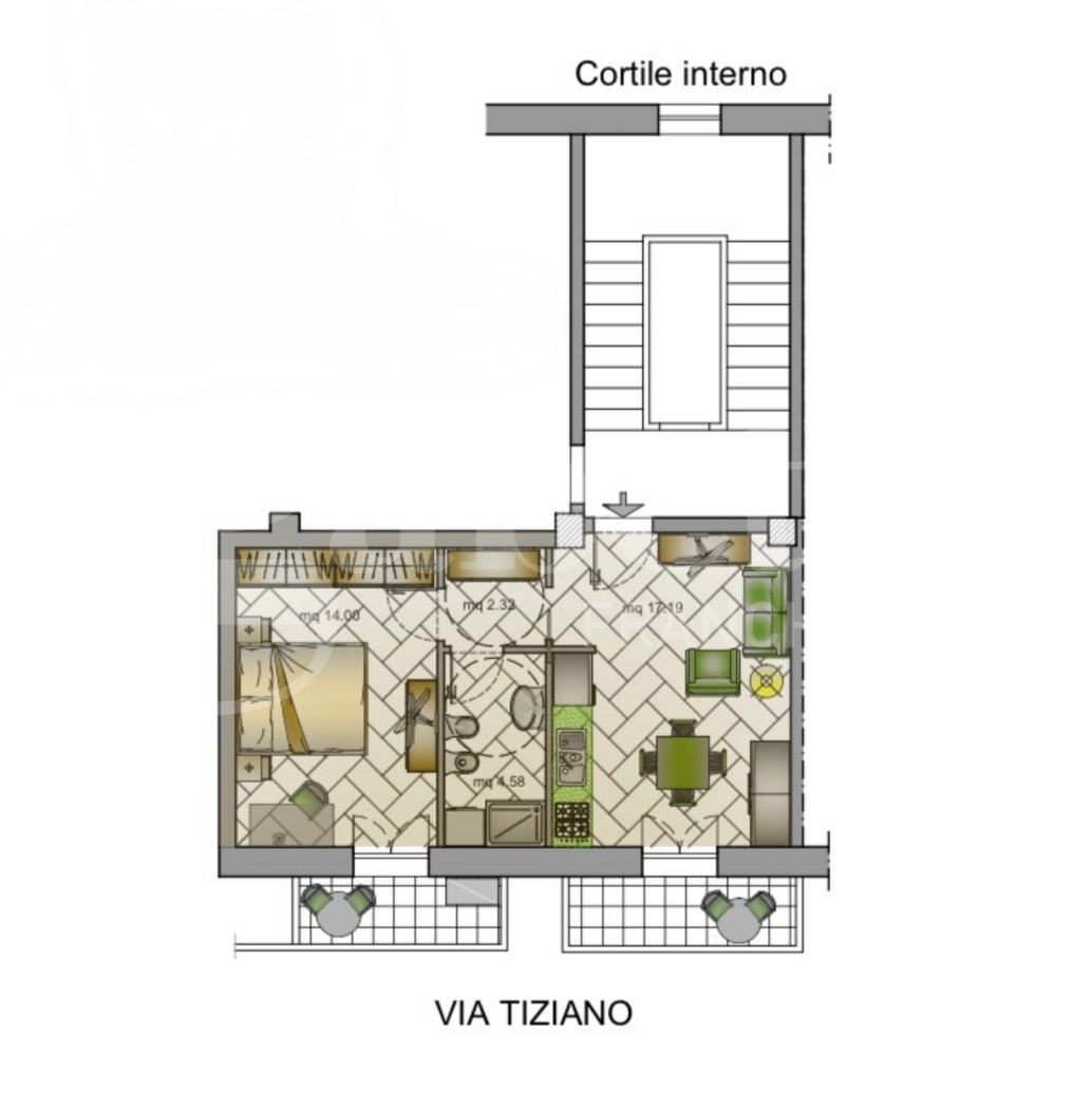 Bilocale ristrutturato a Cagliari