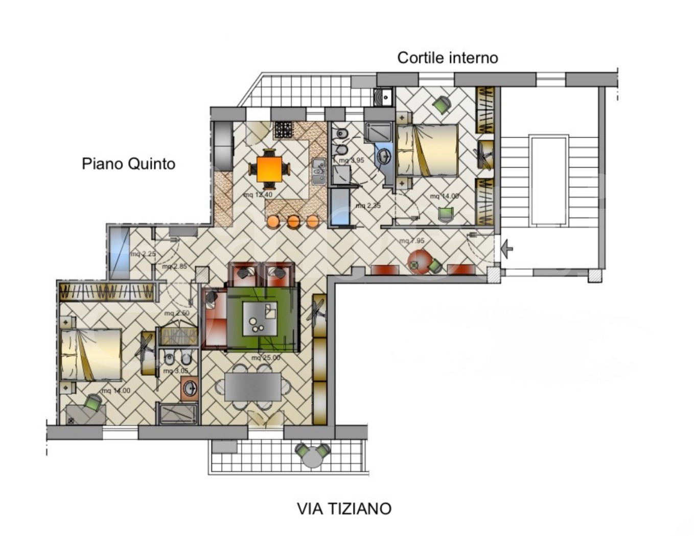 Quadrilocale in vendita a Cagliari