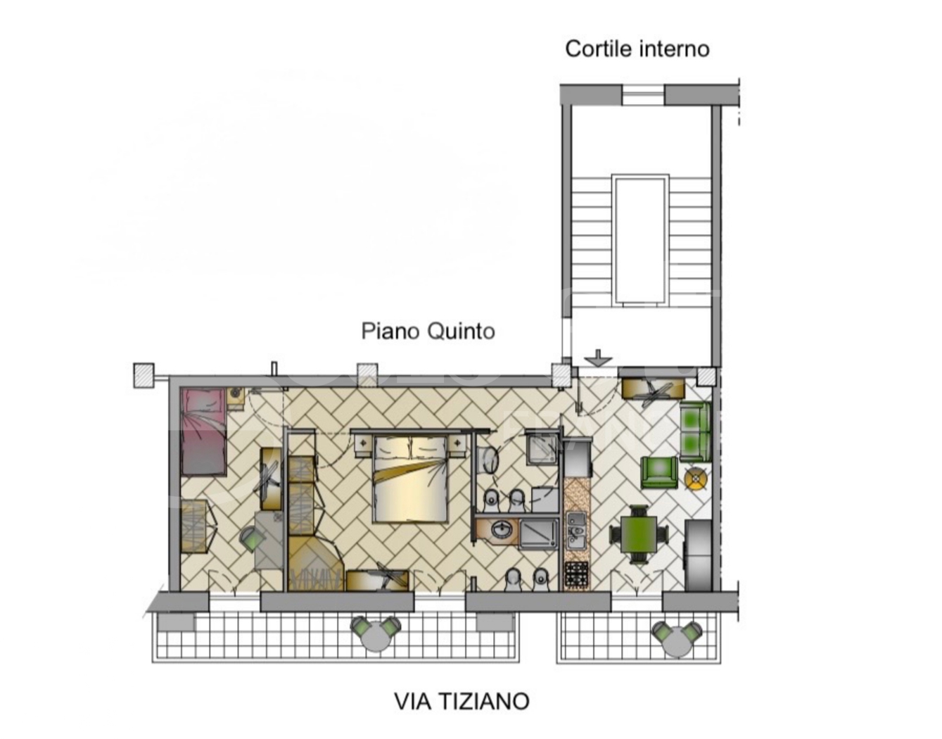Trilocale in vendita a Cagliari