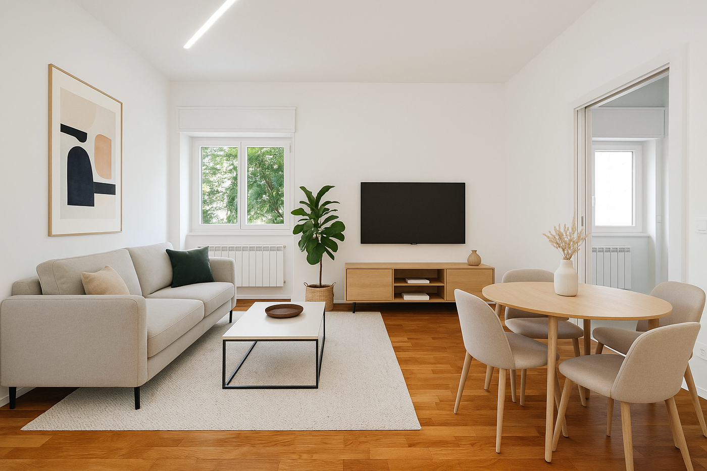 Trilocale ristrutturato a Saronno