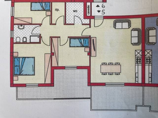 Appartamento in vendita a San Benedetto del Tronto, Tribunale