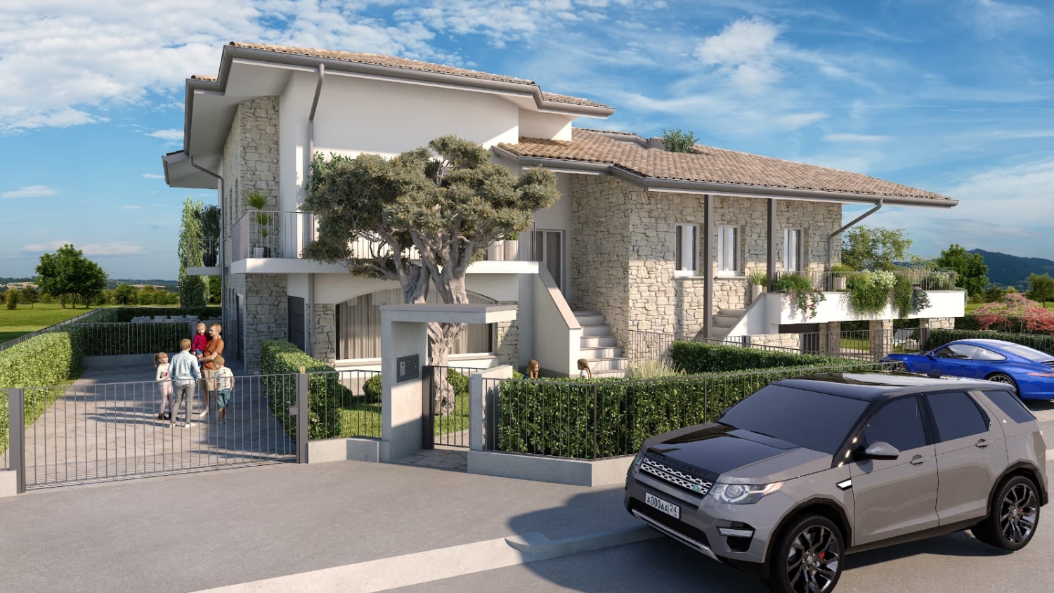 Villa con giardino in via bologna, Gussago