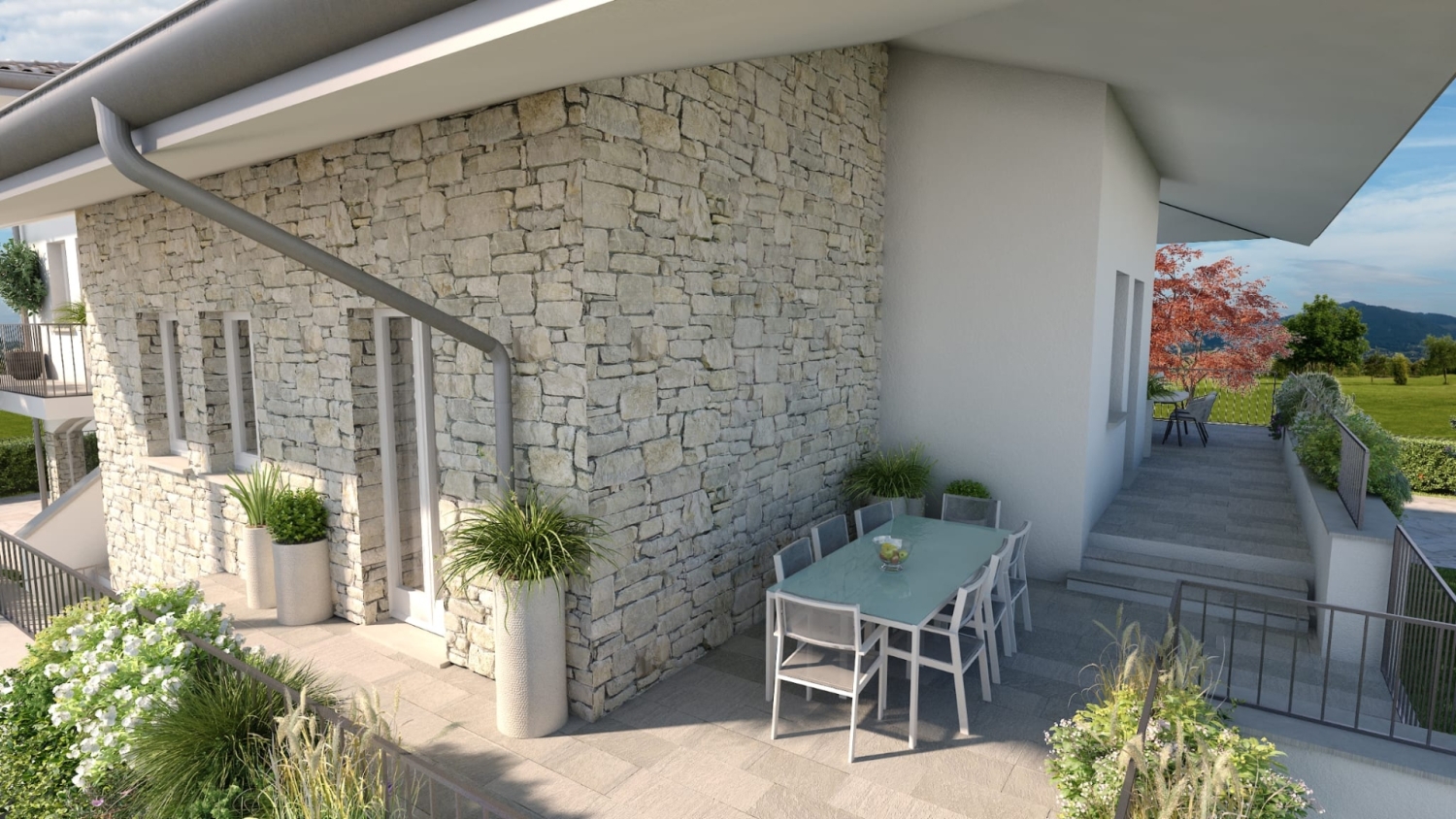 Villa con giardino in via bologna, Gussago