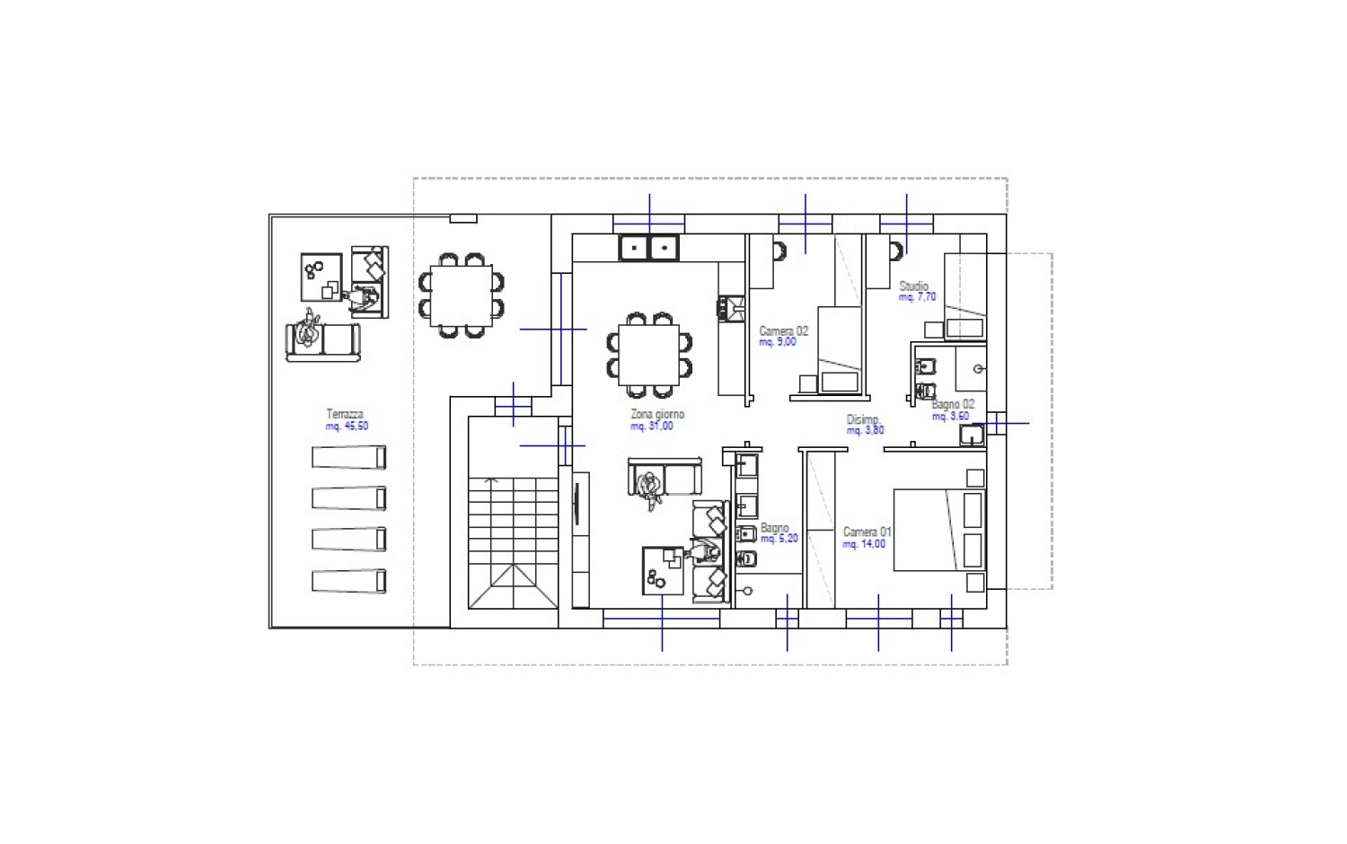 Quadrilocale con giardino in erbusco via costa sopra, Erbusco