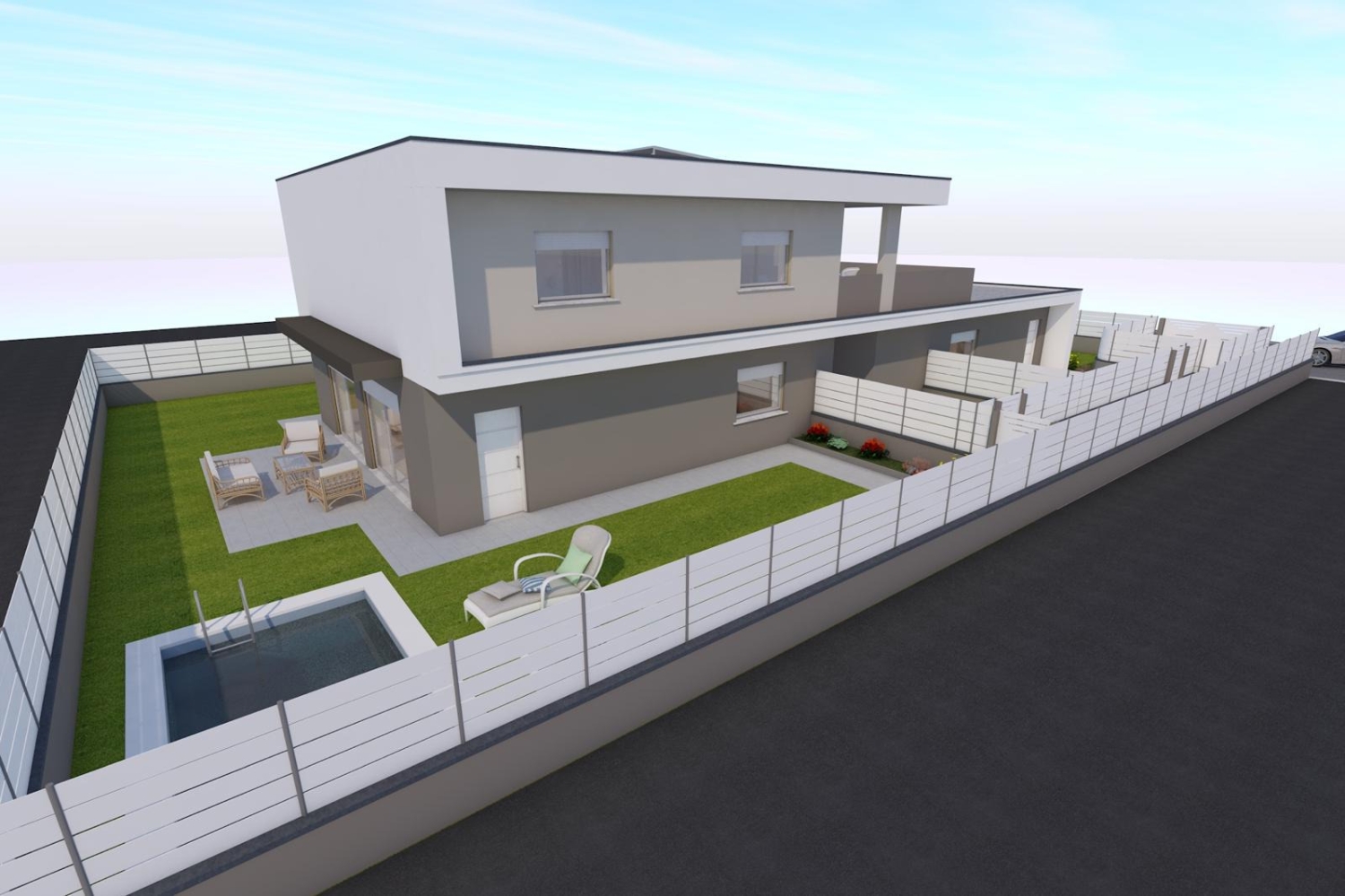 Trilocale con terrazzo in erbusco via costa sopra, Erbusco