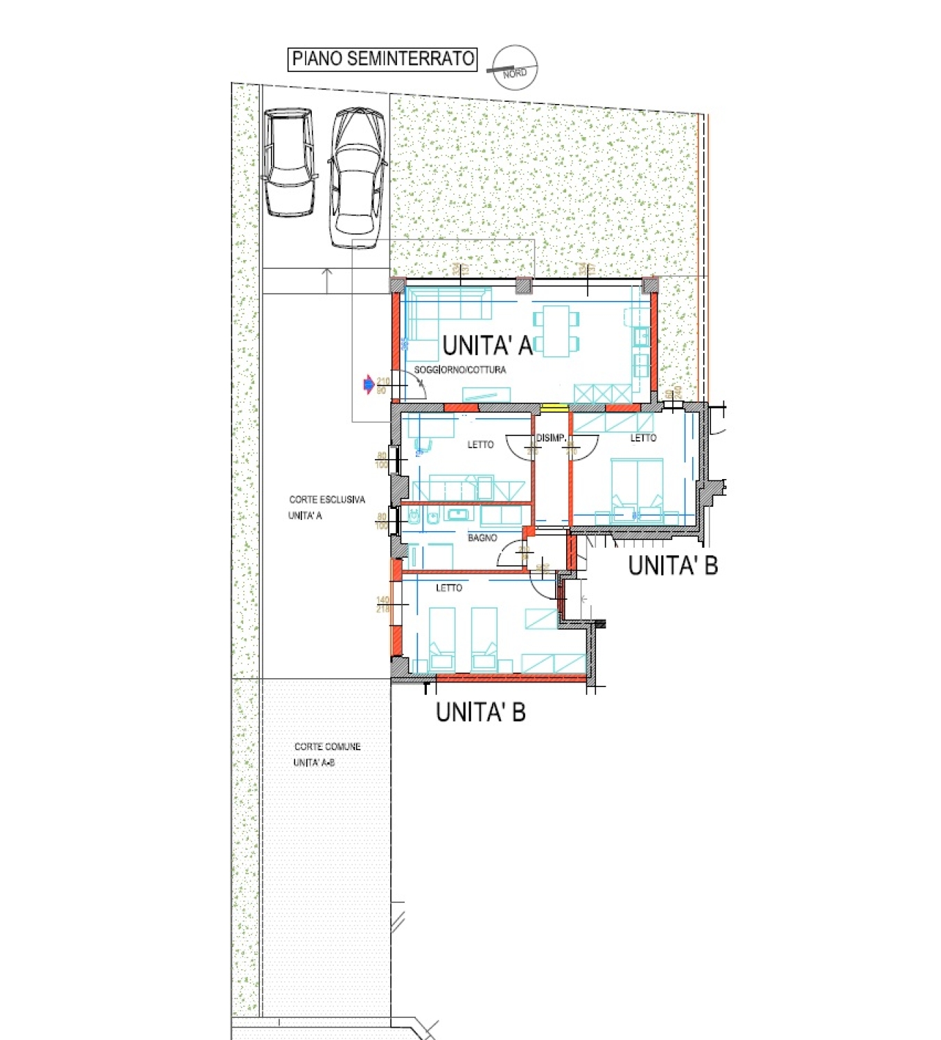 Quadrilocale con giardino in bologna, Gussago
