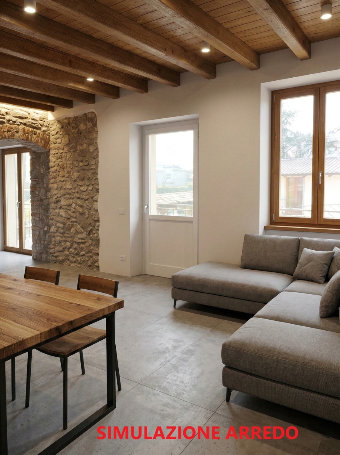 Trilocale con terrazzo in provaglio d'iseo via duca d'aosta, Provaglio d'Iseo