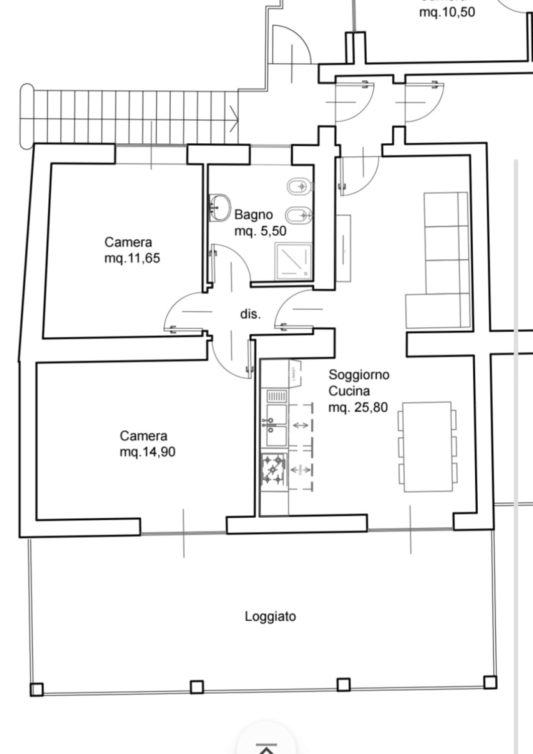 Trilocale con terrazzo in paratico via gorizia, Paratico