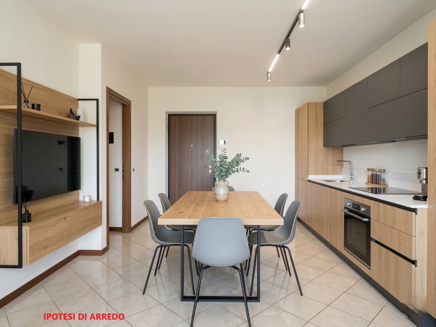 Trilocale con giardino in paratico via moioli, Paratico