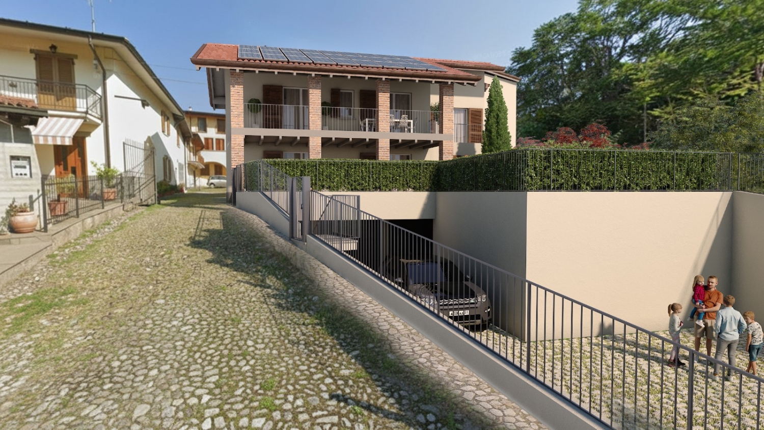 Trilocale con terrazzo in paratico via gorizia, Paratico