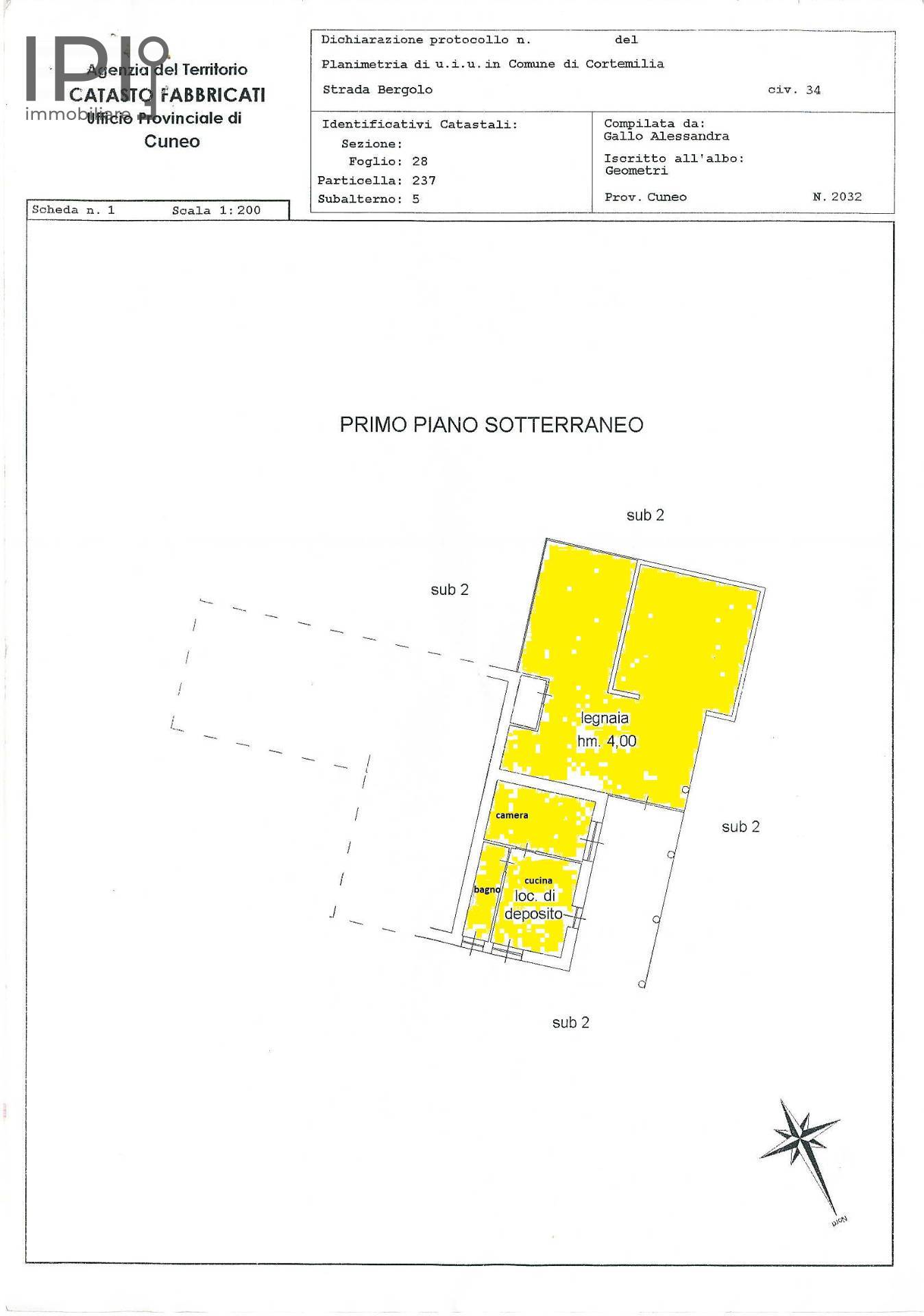 Casa in vendita a Cortemilia