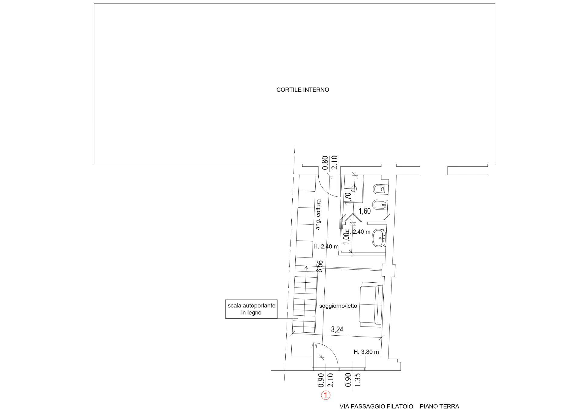 Appartamento in vendita a Bergamo, Loreto