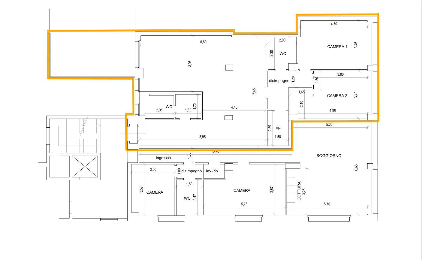 Appartamento in vendita a Bergamo, Centrale