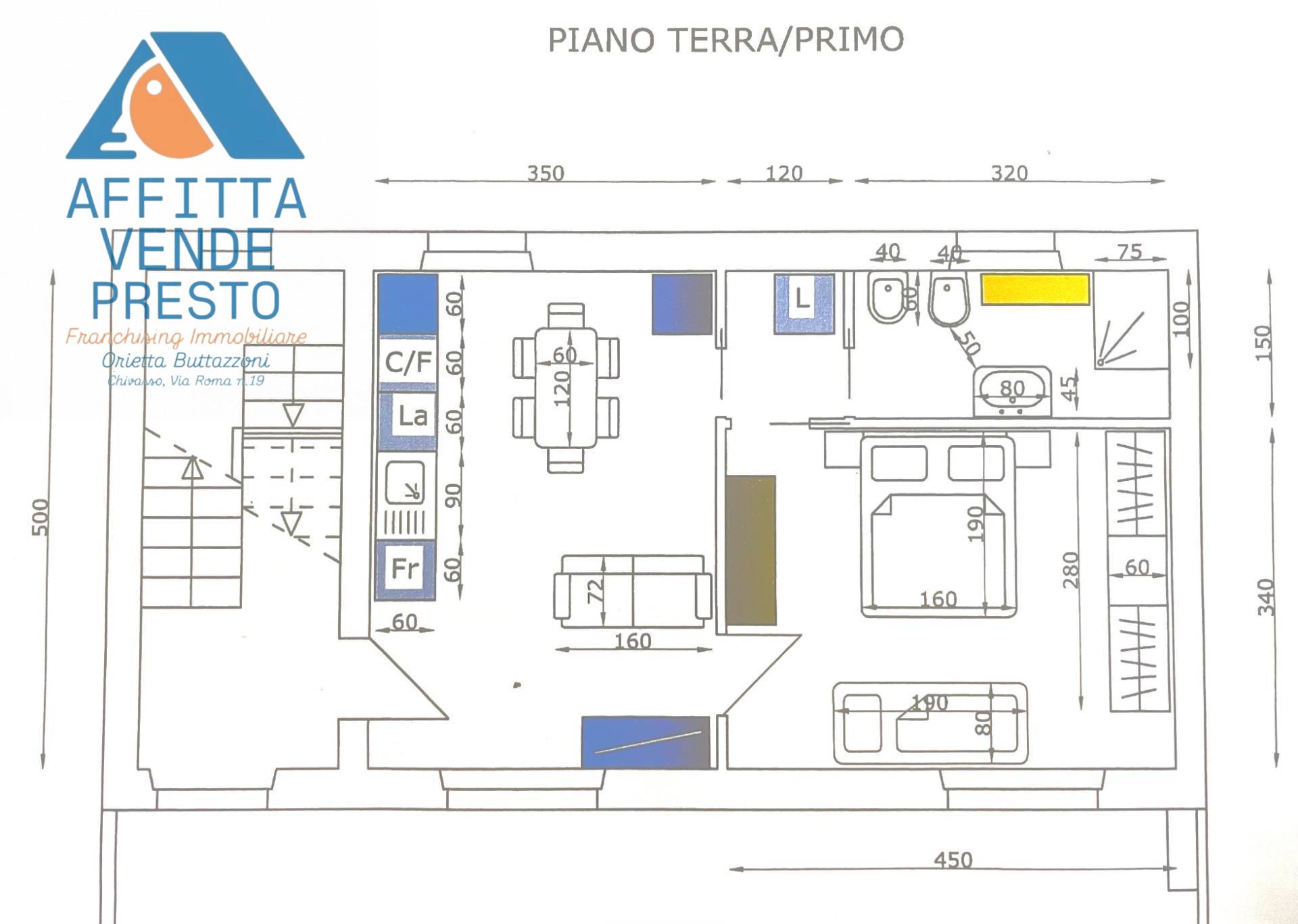 Appartamento in affitto a Chivasso