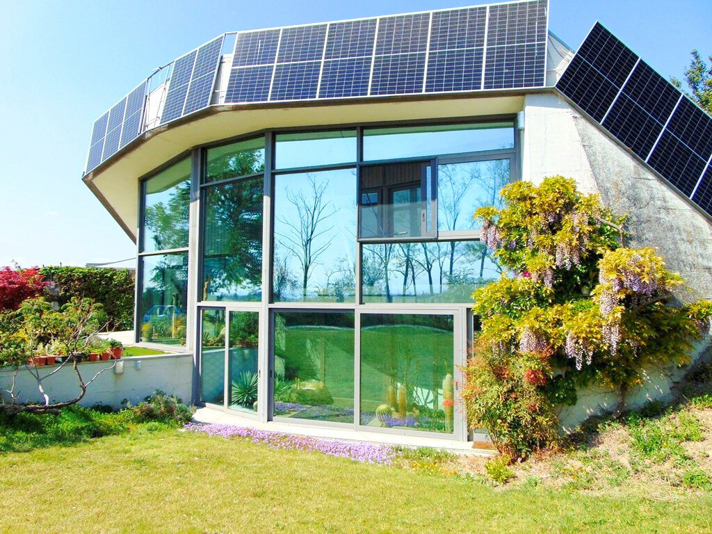 Villa con giardino a Podenzano