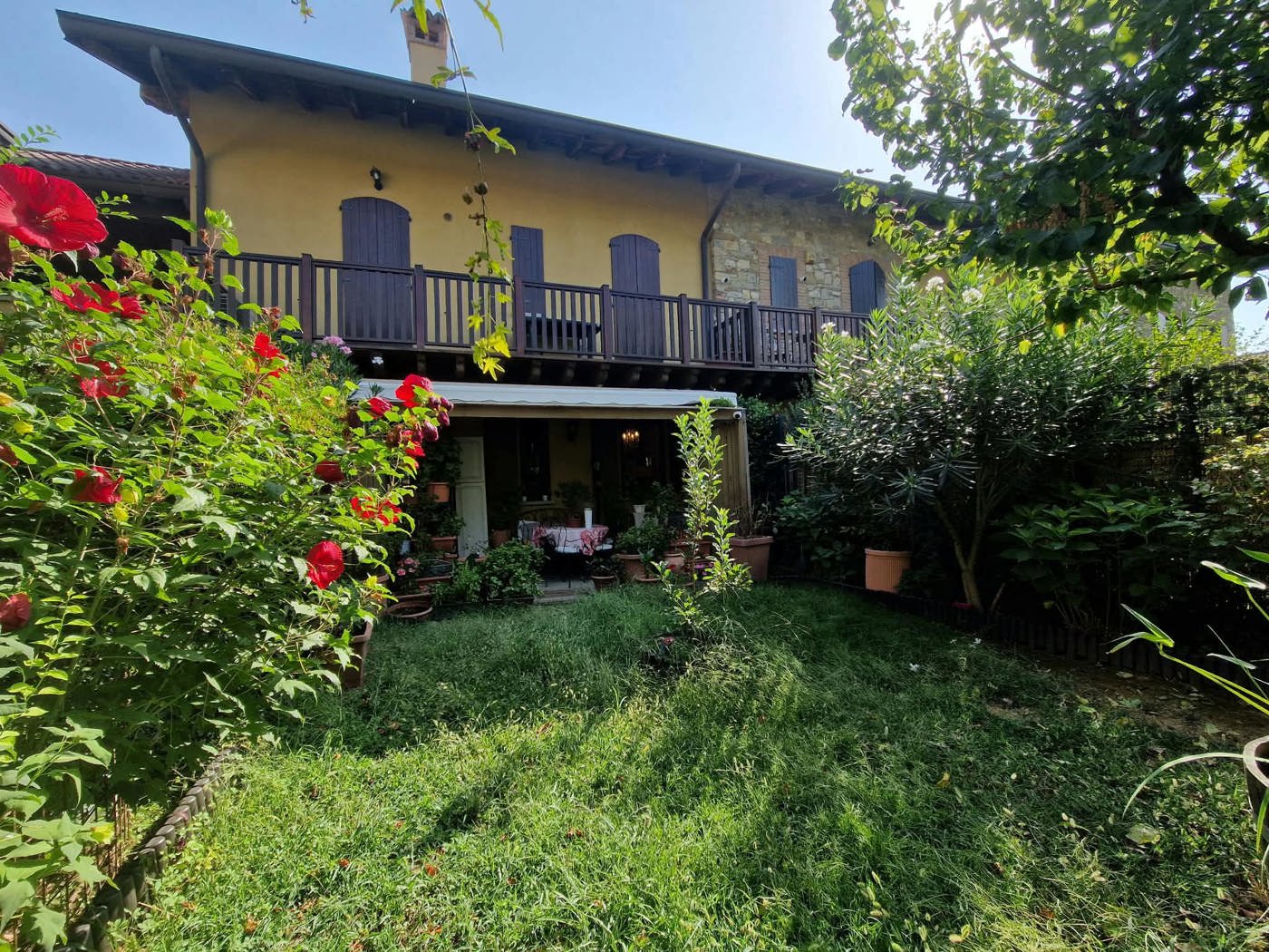 Trilocale con giardino a Gazzola