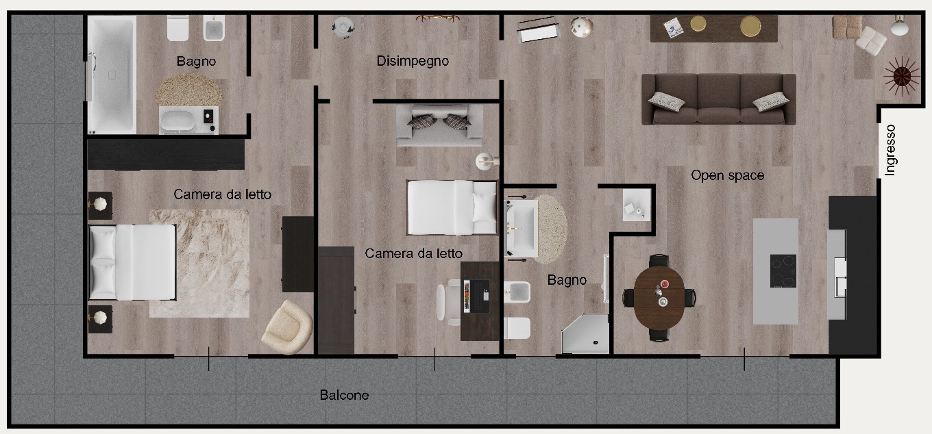Trilocale nuovo a Mugnano di Napoli