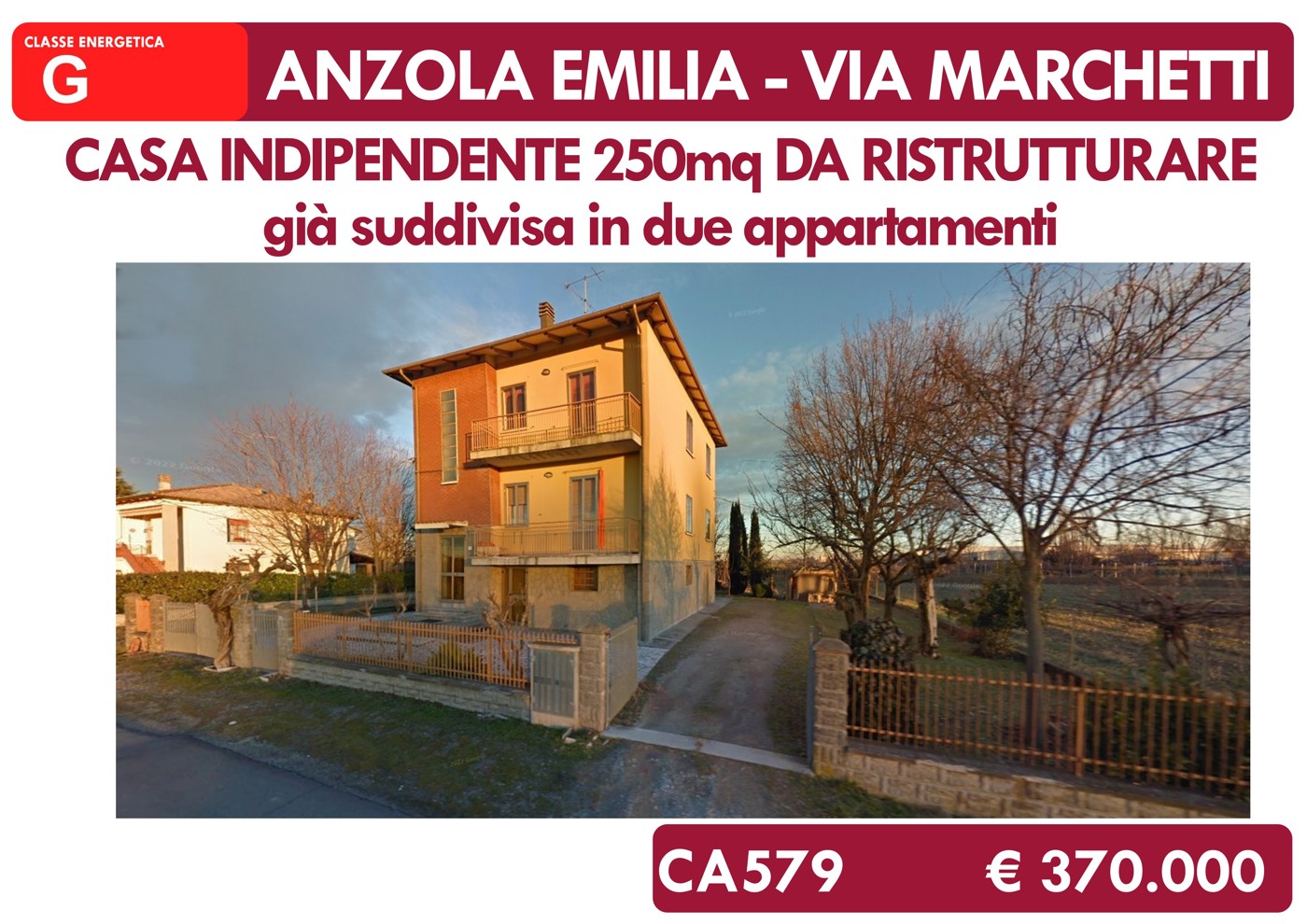 Casa indipendente con giardino a Anzola dell'Emilia