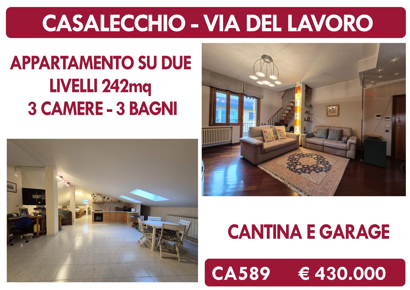 Appartamento in vendita a Casalecchio di Reno