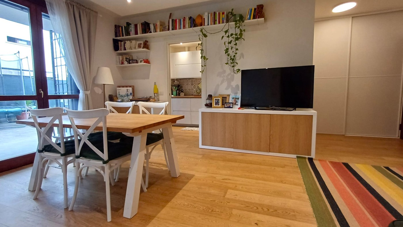 Trilocale con giardino a Casalecchio di Reno