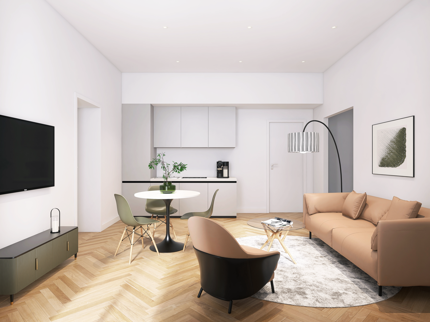 Trilocale ristrutturato a Roma