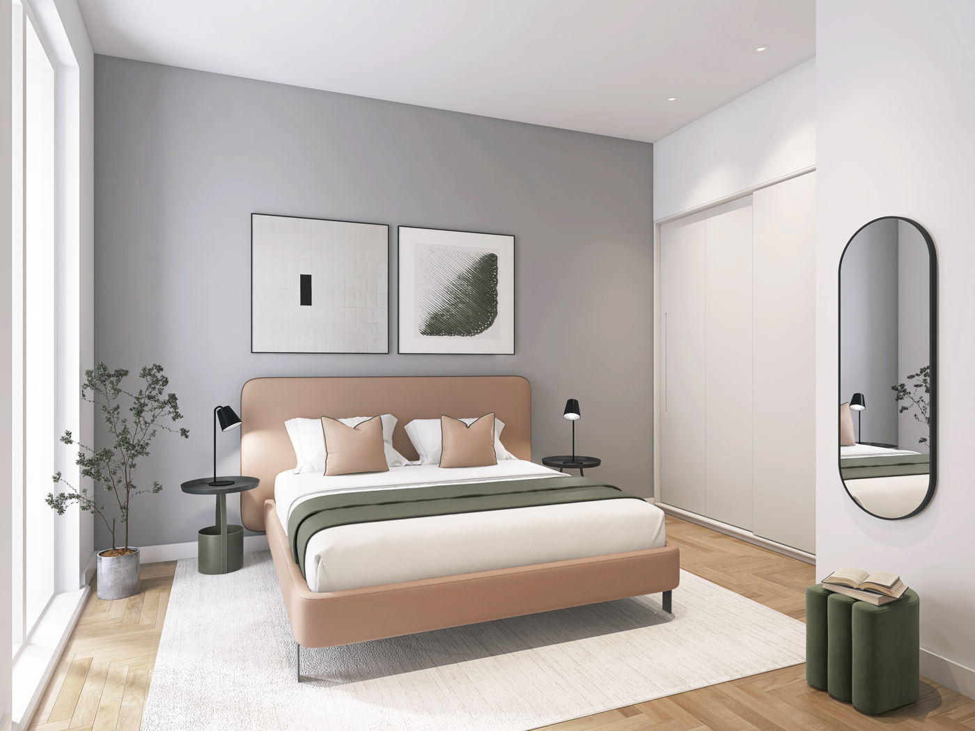 Trilocale ristrutturato a Roma