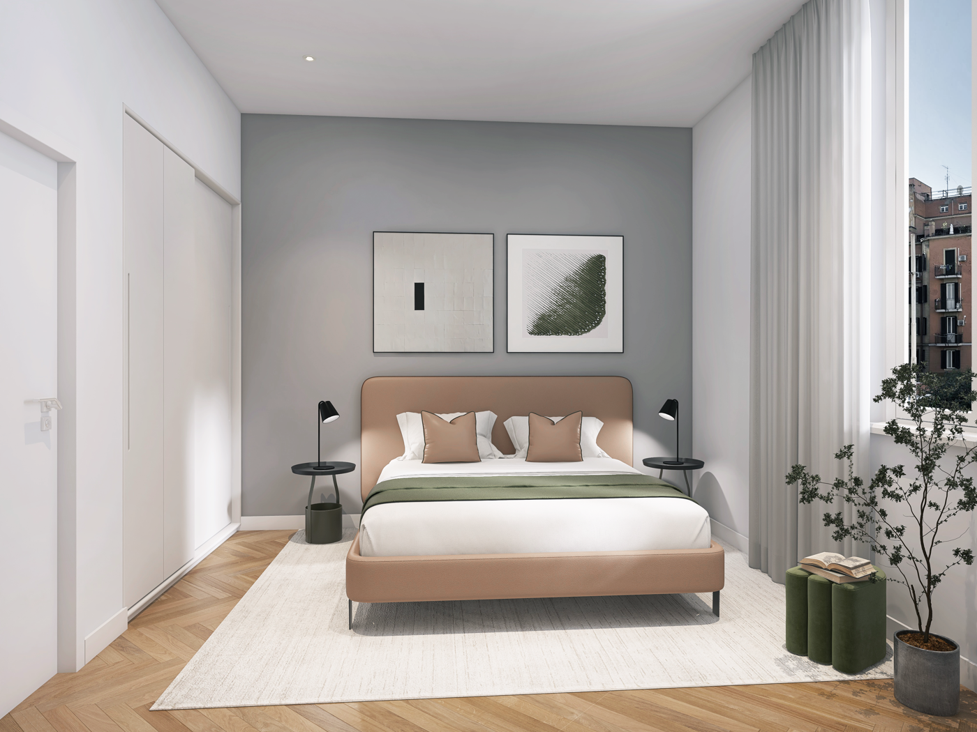 Trilocale ristrutturato a Roma