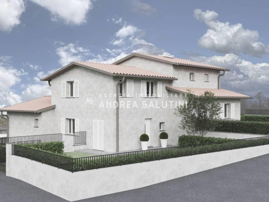 Villa Quadrifamiliari con giardino, Santa Maria a Monte cerretti