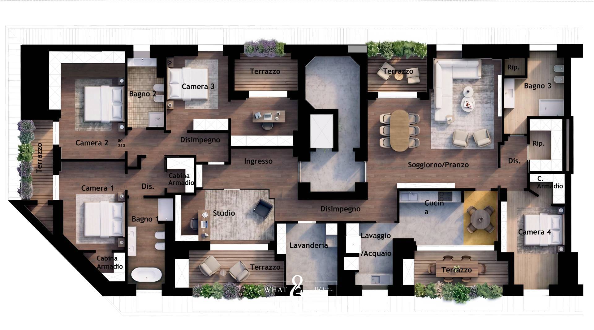 Attico / Mansarda in vendita a Monza, Centro storico