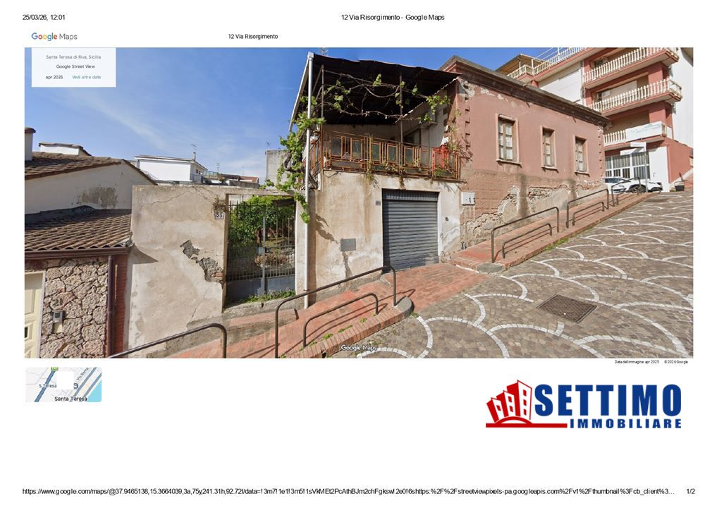 Villa in vendita a Santa Teresa di Riva