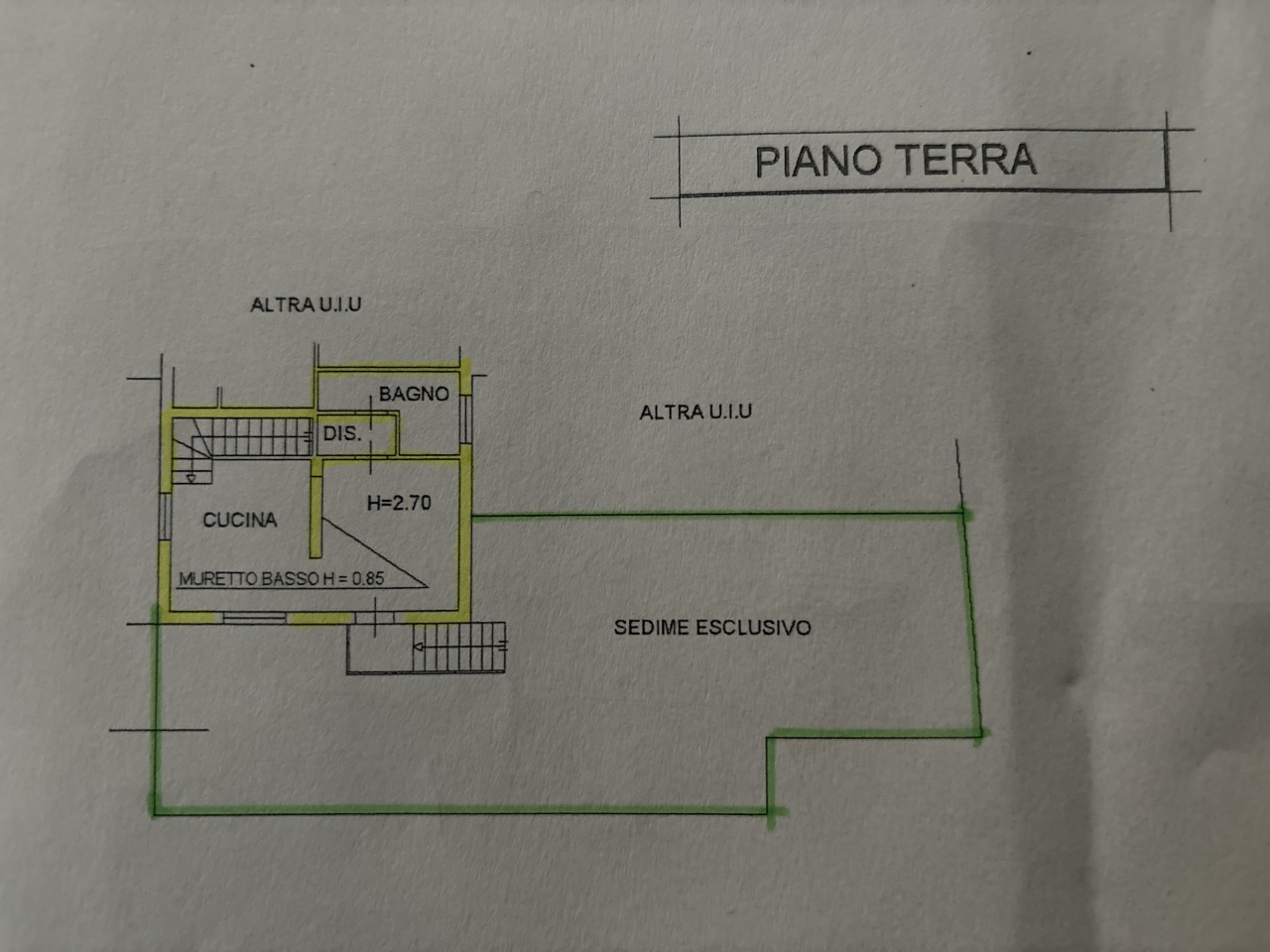 Bilocale con giardino a Pavia