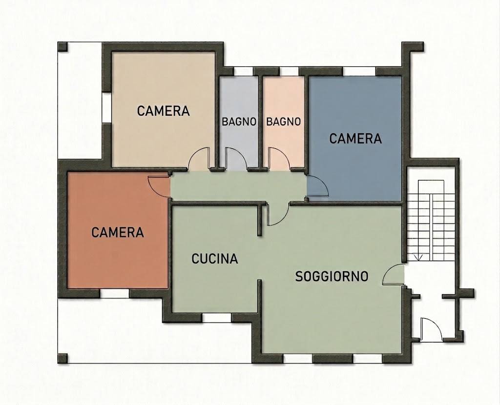 Appartamento in vendita a Truccazzano