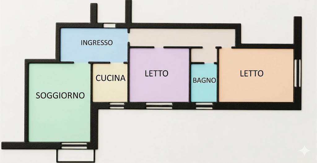 Appartamento in vendita a Rodano