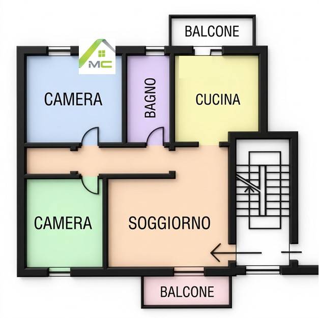 Appartamento in vendita a Pozzo d'Adda
