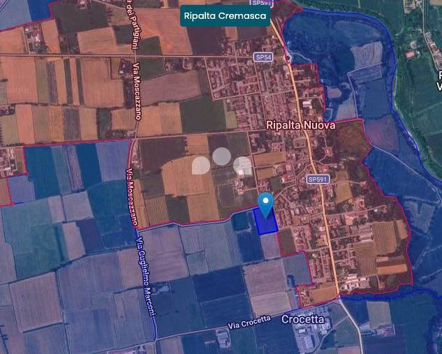 Terreno edificabile a destinazione residenziale in vendita a Ripalta Cremasca