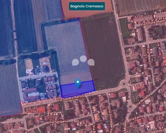 Terreno edificabile a destinazione residenziale in vendita a Bagnolo Cremasco