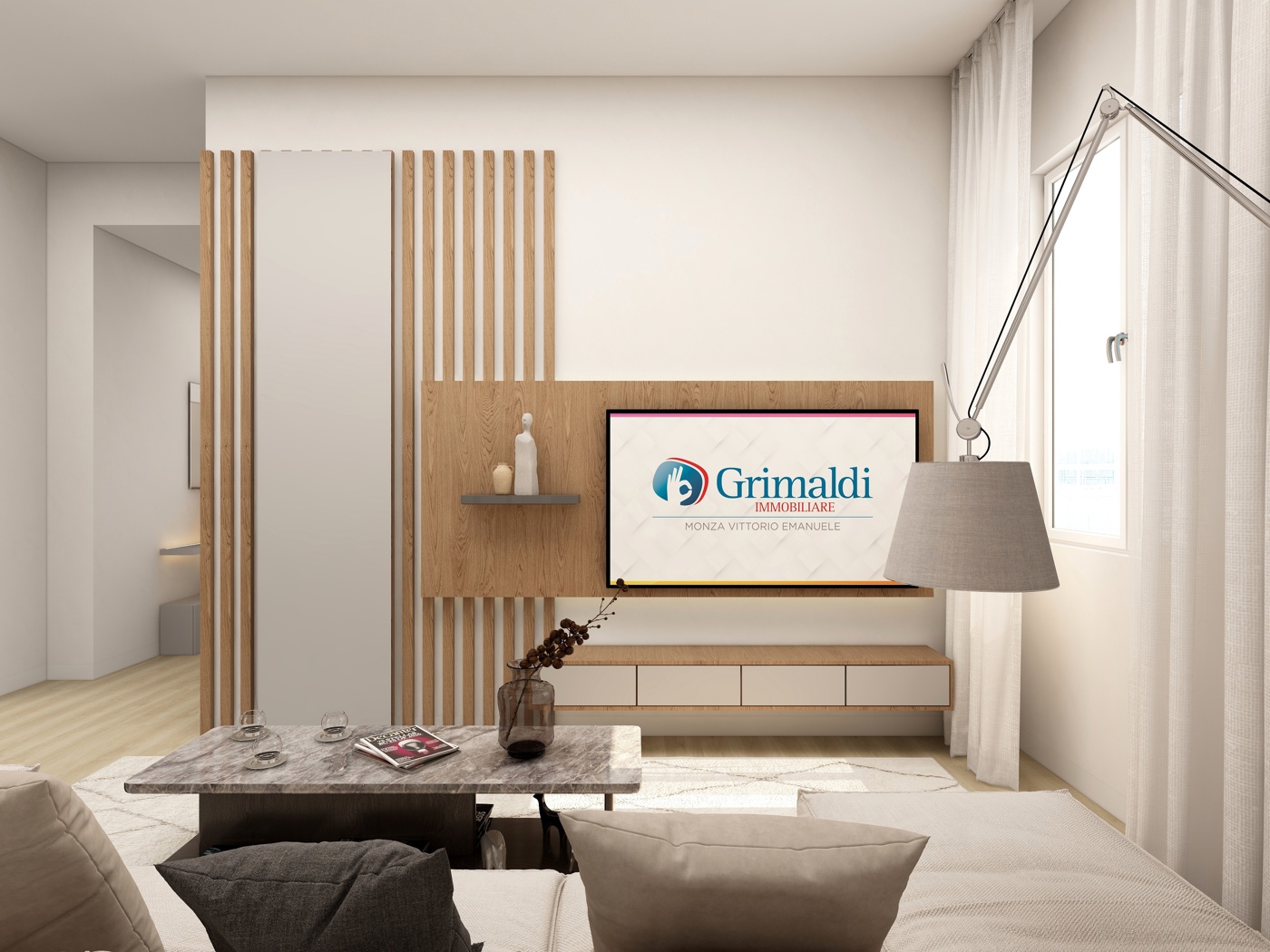 Trilocale ristrutturato a Monza