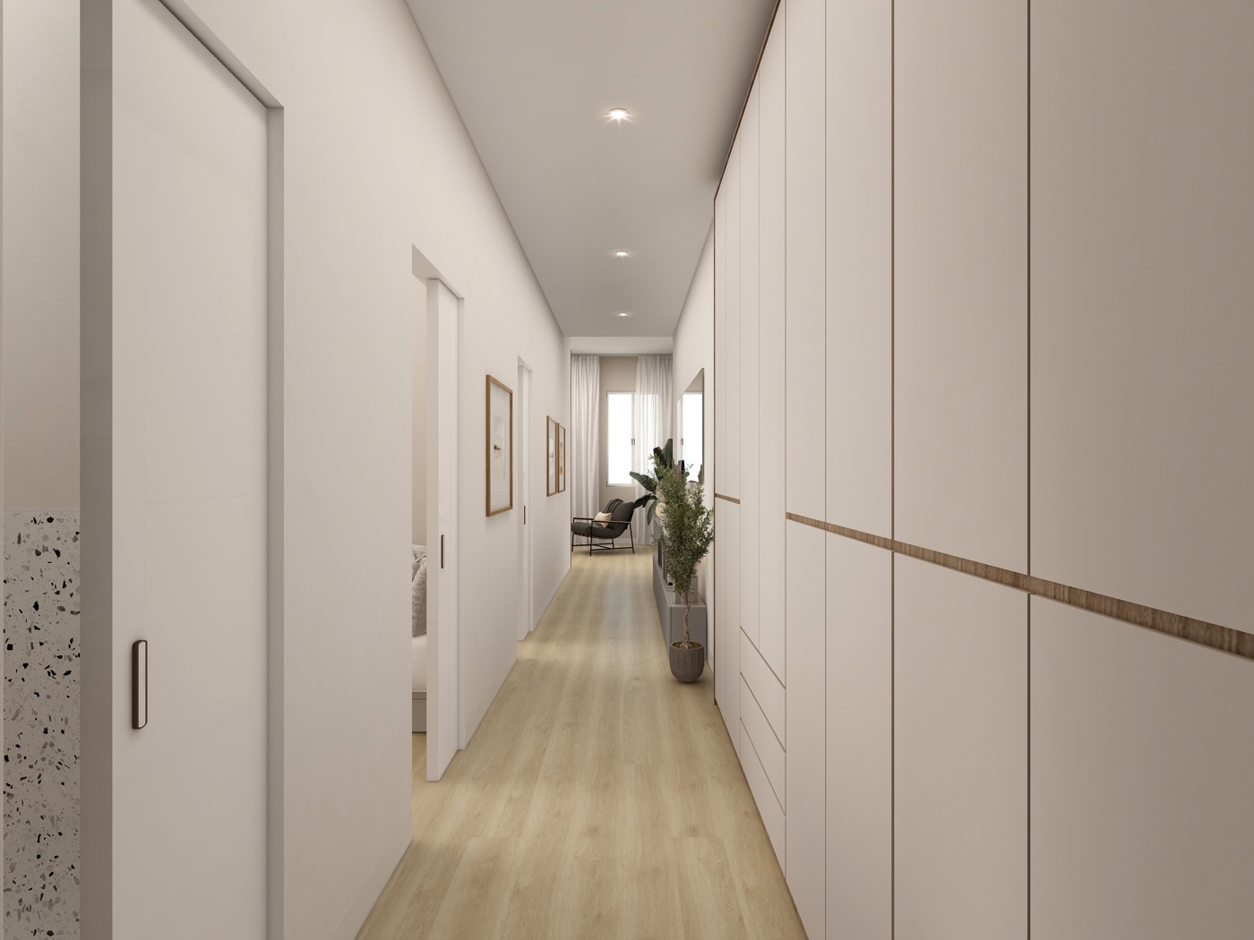 Trilocale ristrutturato a Monza