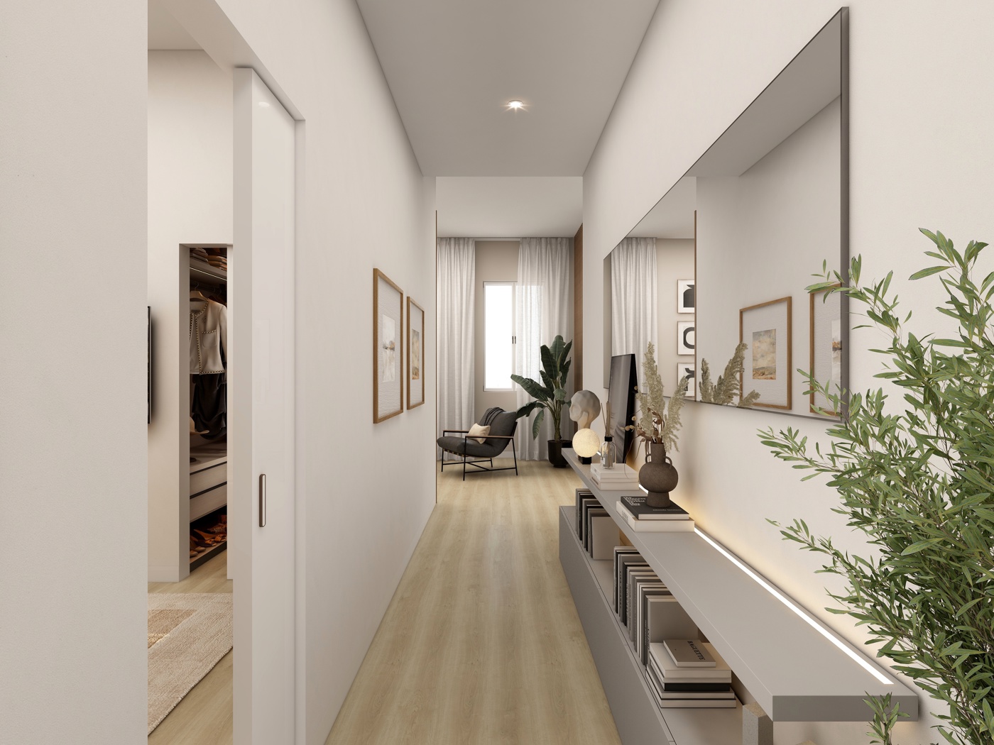 Trilocale ristrutturato a Monza