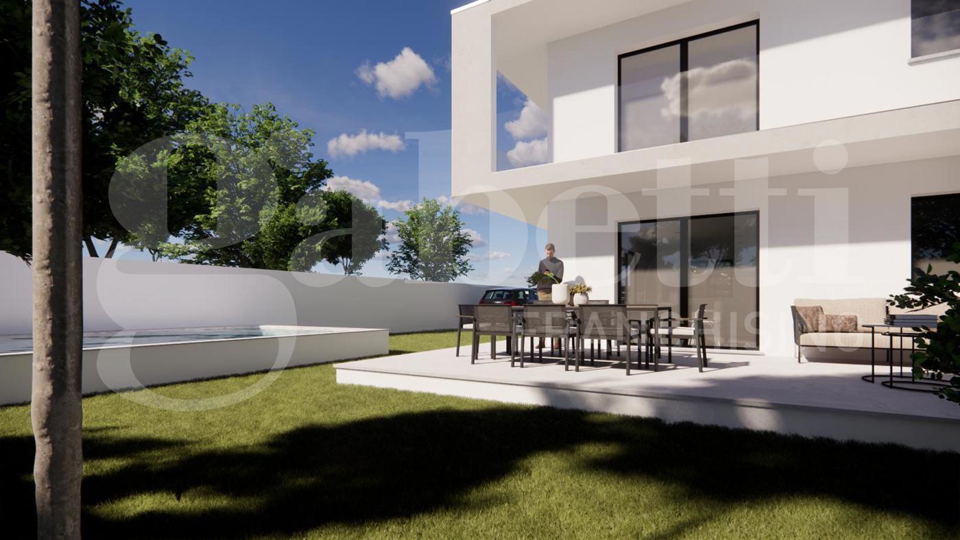 Villa Bifamiliare con giardino a Oristano