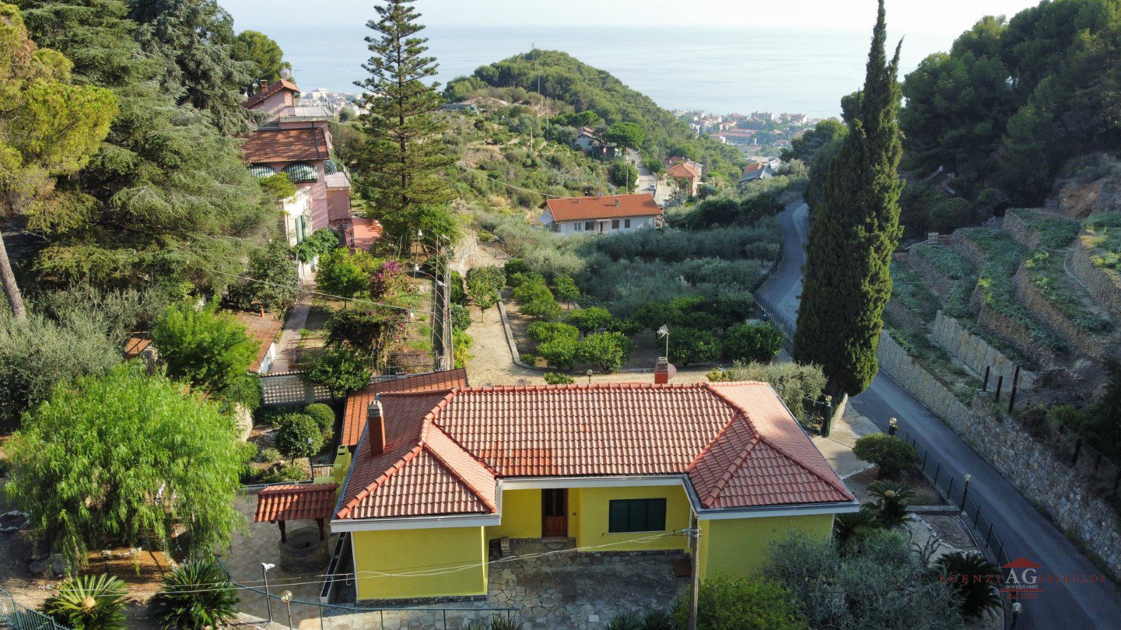 Villa vista mare a Bordighera