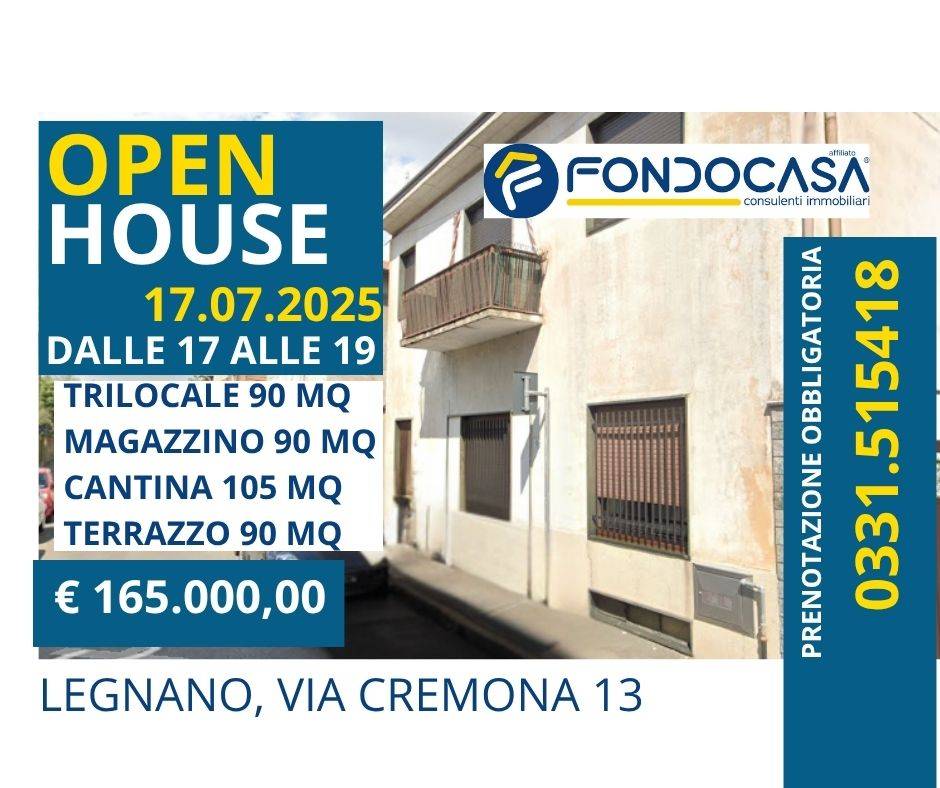Casa semindipendente in vendita a Legnano