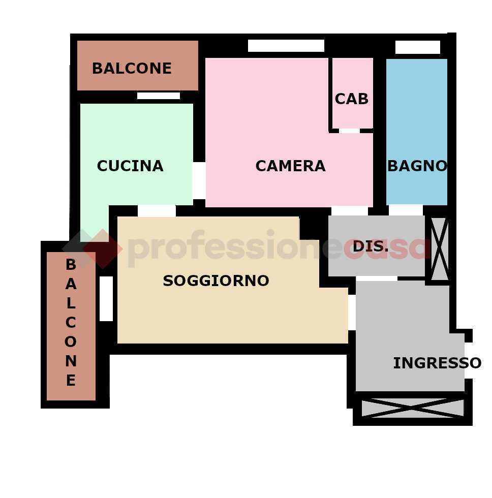 Bilocale in affitto a Roma